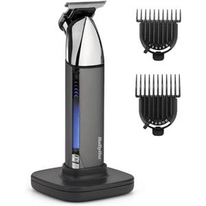 BaByliss MEN T996E RegolaBarba Japanese Steel, a Rete/Ricaricabile, 120 Minuti di Autonomia, Lame in Acciaio Giapponese Batteria al Litio, Custodia da Viaggio Inclusa, Trimmer