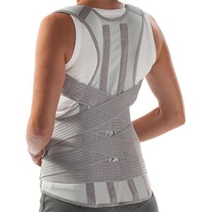 DonJoy Corsetto Dorso-Lombare Rigido con Cinghie Regolabili e Tessuto Traspirante - Dorsostrap 55 cm