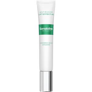 Somatoline SkinExpert Lift Effect 4D Contorno Occhi Levigante Antirughe 15 ml - Attenua rughe, borse e occhiaie con effetto riempitivo