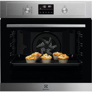 Electrolux Serie 600 Forno da Incasso a Vapore Multifunzione, Capacità 72 L, EOD4P46TX, Funzione SteamBake, Grill e Pizza, Pulizia Pirolitica, Cottura multilivello, 600x560x550 mm, Inox Antimpronta