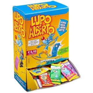 Gelco Lupo Alberto Caramelle Gommose Assortite da 200 Pezzi, Incartate Singolarmente, Ideali per Feste