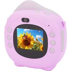 Generic Macchina Fotografica Istantanea, Stampa Termica Senza Inchiostro Schermo per la Cura degli Occhi Fotocamera Digitale Istantanea con Cordoncino per il Viaggio (32GB)