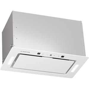 Klarstein Cappa Aspirante a Incasso 52cm, Cappa Cucina con Filtro, Cappa Aspirante Cucina in Alluminio, Cappa Incasso con Flusso d'Aria 466m³/h, Illuminazione LED, Timer, Cappa Aspirante Filtrante