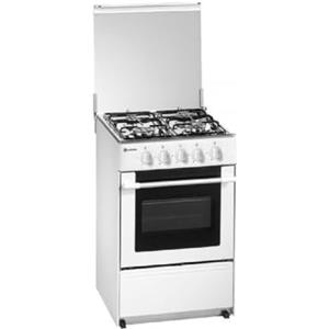 Meireles N 510 W Libera installazione Gas A Bianco - Cucina (Ciocina indipendente, Bianco, Manopola, Frontale, Piano di lavoro a gas, Acciaio Inox