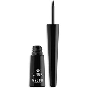 WYCON cosmetics INK LINER - Eyeliner Nero Liquido, Eyeliner fluido Extra Black per un tratto definito, dal colore pieno e uniforme