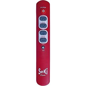 Seki Slim - Telecomando universale autoapprendente, colore: Rosso