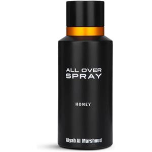 Atyab Al Marshoud Honey All Over Spray 125ml - Spray Corpo e Capelli Unisex con Note di Ylang, Miele, Pesca e Legno di Quercia