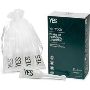 YES Plant-Oil Based - Natural Personal Lubricant (5ml Applicators x 6)