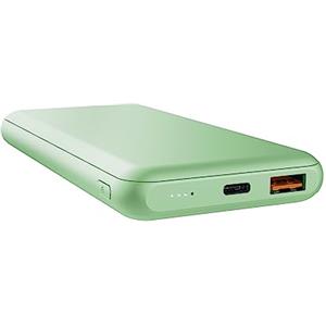 Trust Redoh Power Bank 10000mAh 20W Alta Velocità, PD 18W USB-C, QC 3.0 USB, 50% Plastica Riciclata, Cavo Incluso, Caricatore Portatile iPhone, iPad, Samsung, Xiaomi, Huawei, Tablet - Verde