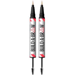 Maybelline New York Build-A-Brow Penna per Sopracciglia Waterproof 2in1 con Gel Fissante Tenuta 24h Formula Vegan Colore 250 Blonde - 2 Cosmetici