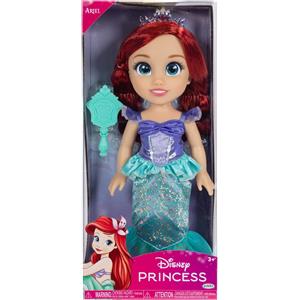 Jakks - Bambola Disney Princess Ariel 38 cm con Abiti Iconici e Occhi Scintillanti