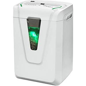 KOBRA Hybrid-S Distruggidocumenti Professionale a Frammento per Uso Personale o Piccoli Uffici con Hybrid Power Management System, 37x26x50 cm, Bianco