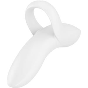 Satisfyer, vibratore da dito, Bold Lover, molto versatile, in silicone, colore:bianca