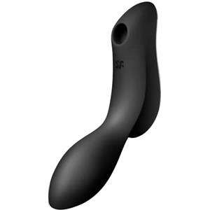 Satisfyer, vibratore a onde di pressione, Curvy Trinity 2, 17 cm, 3 motori, versatile, onde di pressione e vibrazioni