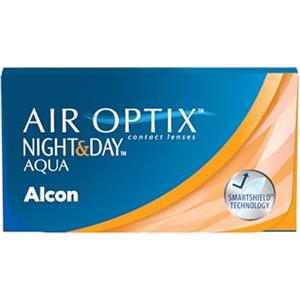 Air Optix Night & Day Aqua lenti a contatto mensili | 6 lenti | BC 8.6 mm | DIA 13.8 mm | -02.50 Diopt