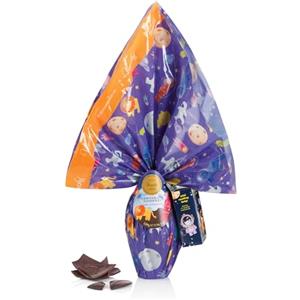 Venchi - Uovo di Cioccolato Viola, Gusto Cioccolato Fondente 60%, con 2 Sorprese per Bambini, Senza Glutine, Vegano, 220 gr, Collezione Pasqua, Idea Regalo