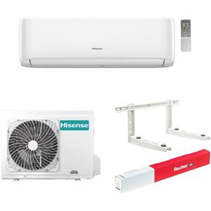 Hisense Climatizzatore Hisense Easy Smart WI-FI INTEGRATO monosplit 12000 btu + staffa Fischer Klima Klik 420 omaggio