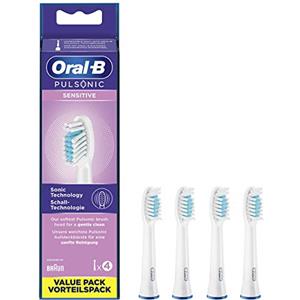 Oral-B Pulsonic - Set di 4 spazzolini morbidi, per spazzolini da denti sonici, 4 pezzi