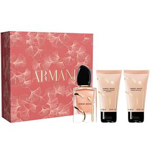 Armani Sì Intense Eau de Parfum 50 ml - Cofanetto Regalo con Gel Doccia e Lozione Corpo