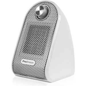 Pro Breeze Stufetta Elettrica Basso Consumo 500W in Ceramica - Ventilazione, protezione surriscaldamento/ribaltamento. Compatta e sicura per casa, ufficio, bagno - Termoventilatore