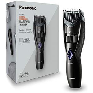 Panasonic ER-GB37-K503 Regolabarba e Tagliacapelli Wet & Dry, Impermeabile, 20 Lunghezze da 0, 5 a 10 mm, Base di Ricarica Inclusa