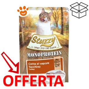 Stuzzy Cat Monoprotein Tacchino 85g - Cibo Umido Grain & Gluten Free per Gatti Adulti
