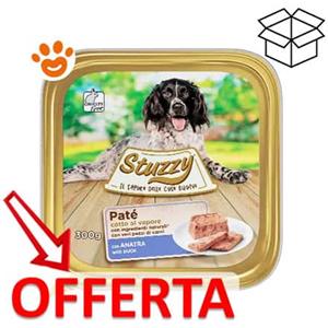 Stuzzy Dog Paté con Anatra - Vaschetta Da 300 Gr - CONFEZIONE RISPARMIO