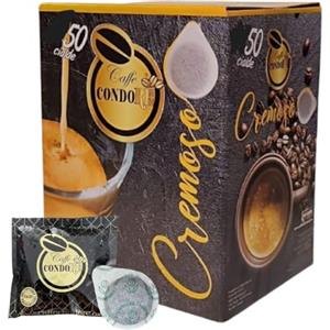 emozioni quotidiane Caffè CondoRE' | Cialde ESE 44mm | 1 Box DA 50 pz | Miscela Cremoso | Artigianale Siciliano | Torrefatto da Maestri