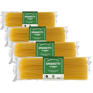 by Amazon Pasta di Grano Duro, Spaghetti, 500g (Confezione da 4)