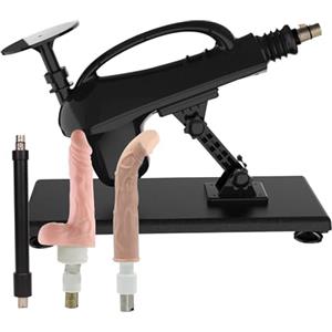 AMAZBEE Upgrade Macchina Del Sesso 12 Funzione Di Spinta Modalità Di Dildo Anale Vibratore Giocattoli Push In Macchina Automatica Del Cazzo Adatto Per Coppie E Uso Masturbazione Solista (Three-PCS)