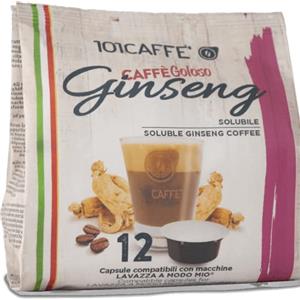 101CAFFE' Caff? al Ginseng | Confezione da 12 capsule compatibili con macchine Lavazza A Modo Mio