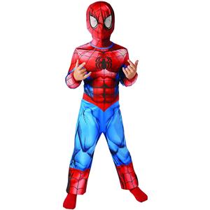 Spiderman Marvel Spiderman - Vestito carnevale per bambini, 7-8 anni