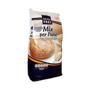 Nutrifree Mix Pane Senza Glutine 1000g - Miscela di Farina Senza Amido di Frumento, Soia, Latte e Uova