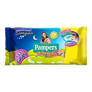 FATER SpA Pampers Sole e Luna Più Salviettine Igienizzanti 60 pezzi