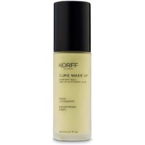 KORFF Cure Make Up Base Levigante Effetto Anti-Rossore 30ml - Corregge Rossori e Discromie, Formula con Acido Ialuronico