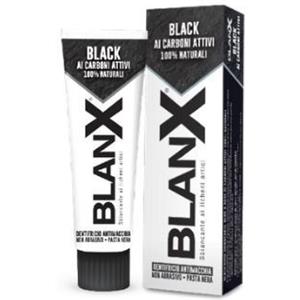 COSWELL SpA Blanx Black Dentifricio Sbiancante Nero ai Carboni Attivi Naturali 75ml