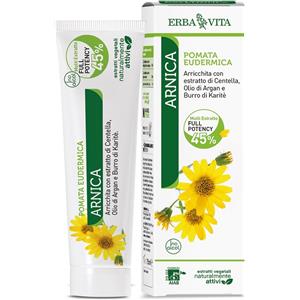 Erba Vita Pomata Eudermica Arnica e Centella 50ml - Elevata concentrazione di estratti vegetali
