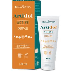 Erba Vita Artidol Active Crema Gel 100 ml - Crema lenitiva con Arnica e Artiglio del Diavolo per il benessere di articolazioni e muscoli
