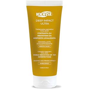 Iodase Deep Impact Ultra Crema Rimodellante e Rassodante 200 ml - Trattamento Termogenico per Adiposità Localizzate