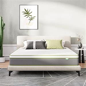 Novilla Materasso 140x190 Ibrido, Materasso Matrimoniale Molle Insacchettate e Schiuma Comfort Altezza 26cm, Mid-resistentissimo Isolamento del Movimento Fresco e Traspirante