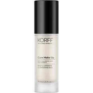 Korff Make Up Base Illuminante 30 ml - Gel Idratante con Acido Ialuronico e Vitamina E per un Viso Luminoso