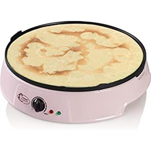 Bestron ASW650P Crepemaker con Piastra Intercambiabile, plastica/Metallo