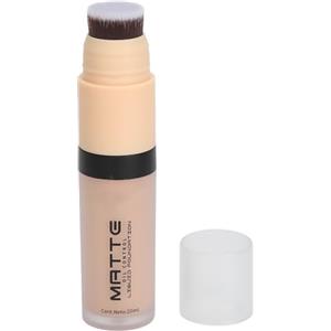 ZJchao Fondotinta Liquido Opaco 102 Nude, Crema a Copertura Totale per Pelle Grassa, Minimizza i Pori, Nutriente, Idratante, 30 Ml con 6 Ml di Primer Viso Duraturo per il Trucco (03)