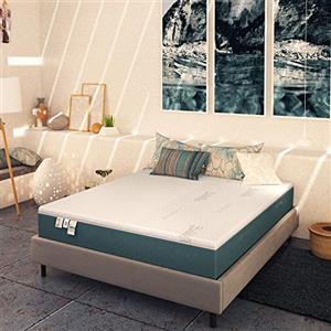 Baldiflex , Materasso Singolo Memory Plus Top Fresh 80x190 cm Alto 25 cm, Fodera Sfod. Estate Cooler, Inverno Aloe Cus. Sap. incl.