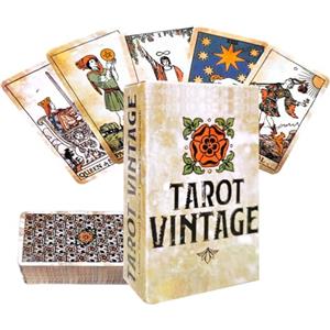 Bonhoom Vintage Rider Waite - 78 carte di tarocchi per principianti