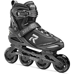 Roces 400795-002 Nero-Argento, Pattini Inline Uomo, 48