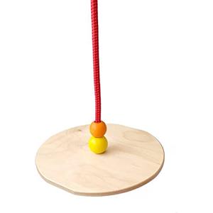 Hess-Spielzeug- Dondolo Piatto in Legno Fatto a Mano per Bambini dai 3 Anni in su, Diametro Circa 24 cm, per Un Piacere spensierato in casa, in Giardino e sulla terrazza, Multicolore, 31112