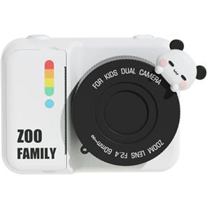 Kexpery Macchina fotografica istantanea da 48 MP Macchina fotografica per selfie per bambini 1080P Fotocamera per bambini con 3 rotoli di carta fotografica Mini stampante termica Schermo IPS da 3