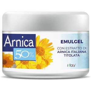 INTALY LAB Arnica 50% Forte Emulgel 150 ml - Sollievo Lenitivo e Rinfrescante
