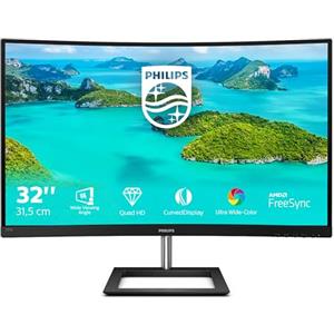 Philips Monitors Philips Monitor Gaming 325E1C Monitor Curvo, Freesync 75 Hz, LCD da 32